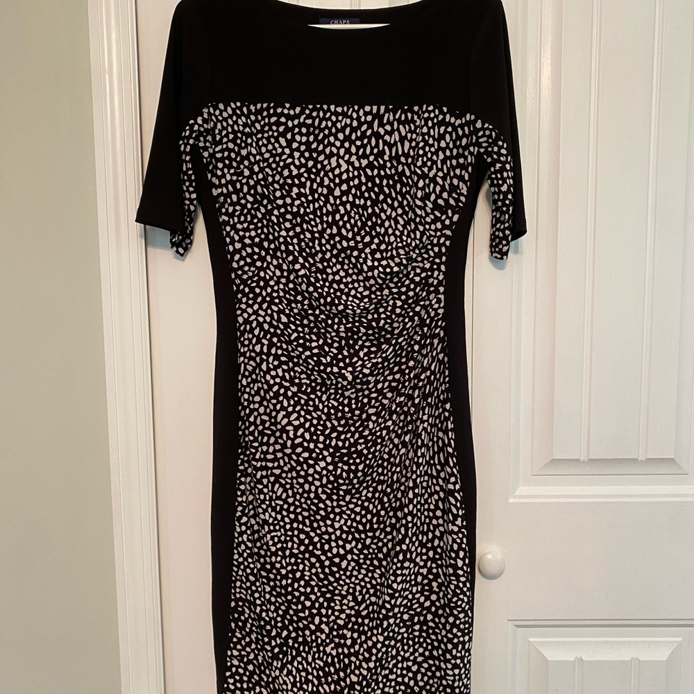 Black and White Midi Dress Size M